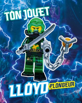 LEGO® Ninjago® | N°13 PLUS | Lloyd plongeur + Carte OR