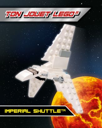 LEGO® Star Wars™ SUPER N°18 | Imperial Shuttle™ + 1 carte édition force
