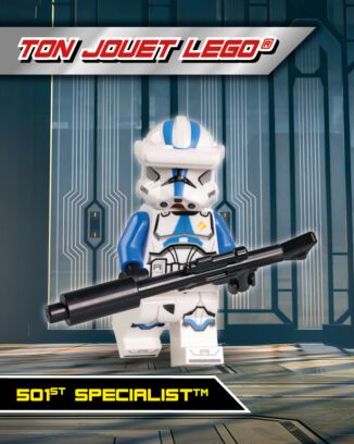 LEGO® Star Wars™ N°19 | Spécialiste clone de la 501ème légion + 1 carte or