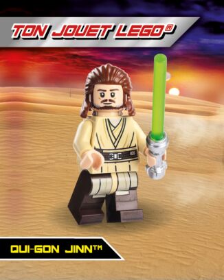 LEGO® Star Wars™ PLUS N°21 | Qui-Gon Jinn™ + 1 carte or !