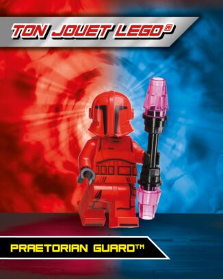 LEGO® Star Wars™ N°22 | Praetorian Guard™ et sa double lance + 1 carte or