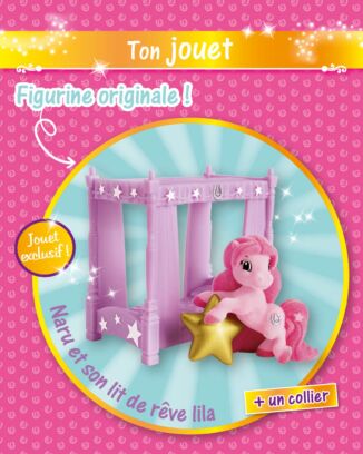 Lissy Pony | N°8| Naru et son lit de rêve lila + un collier