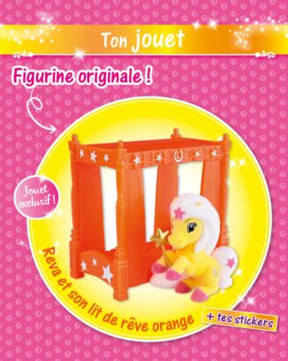 Lissy Pony Mag Spécial | N°8| Reva et son lit de rêve orange + tes stickers