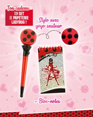 Miraculous Plus | N°9 - Ton set de papeterie Ladybug 