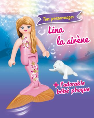 PLAYMOBIL® Fantasy | N°2H| Lina la sirène et l'adorable bébé phoque