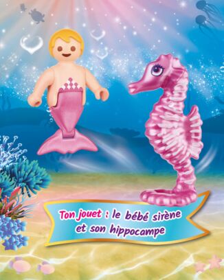 PLAYMOBIL® Fantasy | N°3| Le bébé sirène et son hippocampe