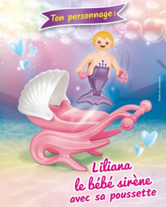 PLAYMOBIL® Fantasy | N°5| Liliana le bébé sirène avec sa poussette