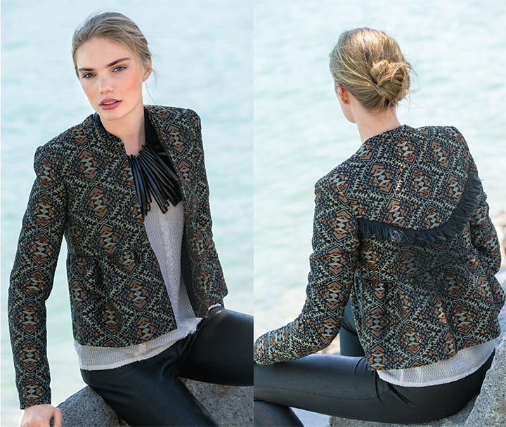 Veste à basque - Burda Style Novembre 2016