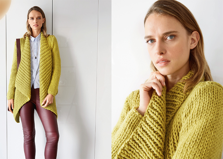 Un modèle de designer - burda maille et tricot 