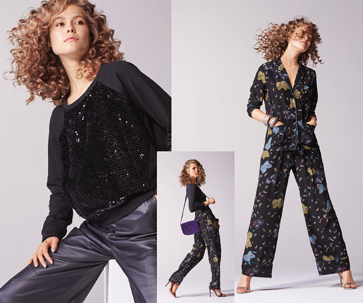 Paillettes et pyjama tendance - Burda Style Janvier 2017
