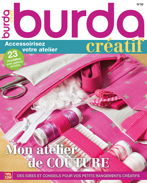MON ATELIER DE COUTURE Burda Créatif n°50 Février 2017