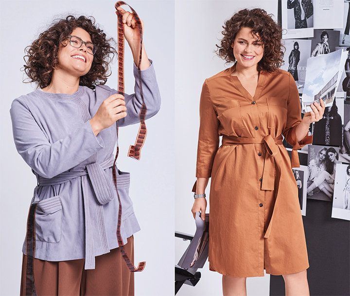 
Veste en cuir et robe saharienne - Burda Style Février 2018
