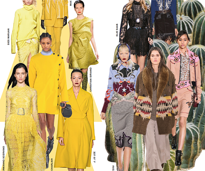 Les jaunes saturés et le style western - burda style Août 2016