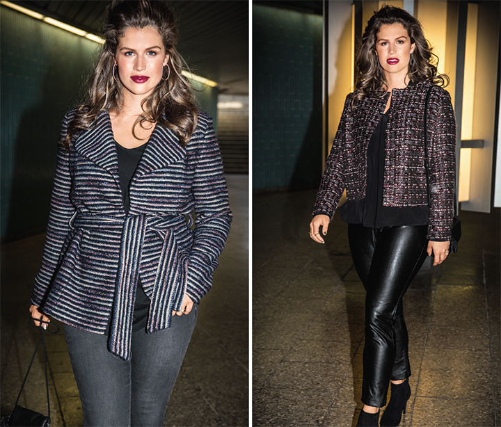 Veste Kimono scintillante - Burda Style plus Automne Hiver 2016 - 2017