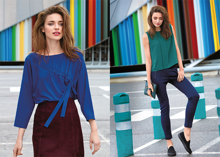 Top drapé, blouse fluide et slim high tech - Burda Style Septembre 2016