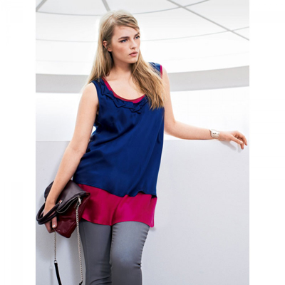 Top double léger n°141 de Burda Style Octobre 2014