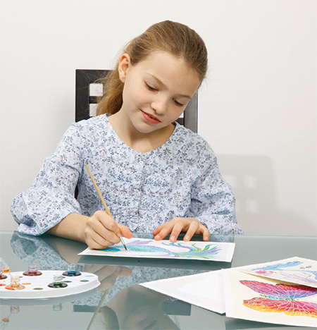 Aquarellum captive les enfants…